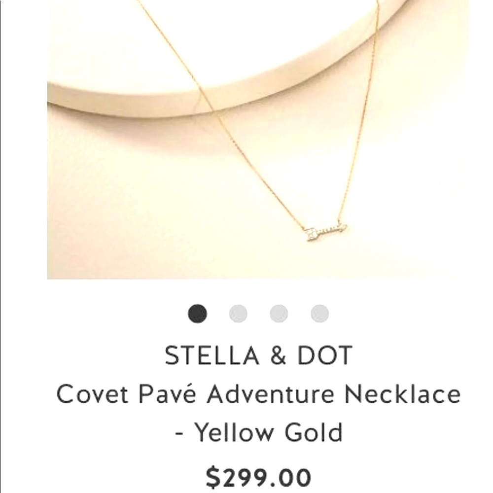 Stella and dot covet arrow necklace